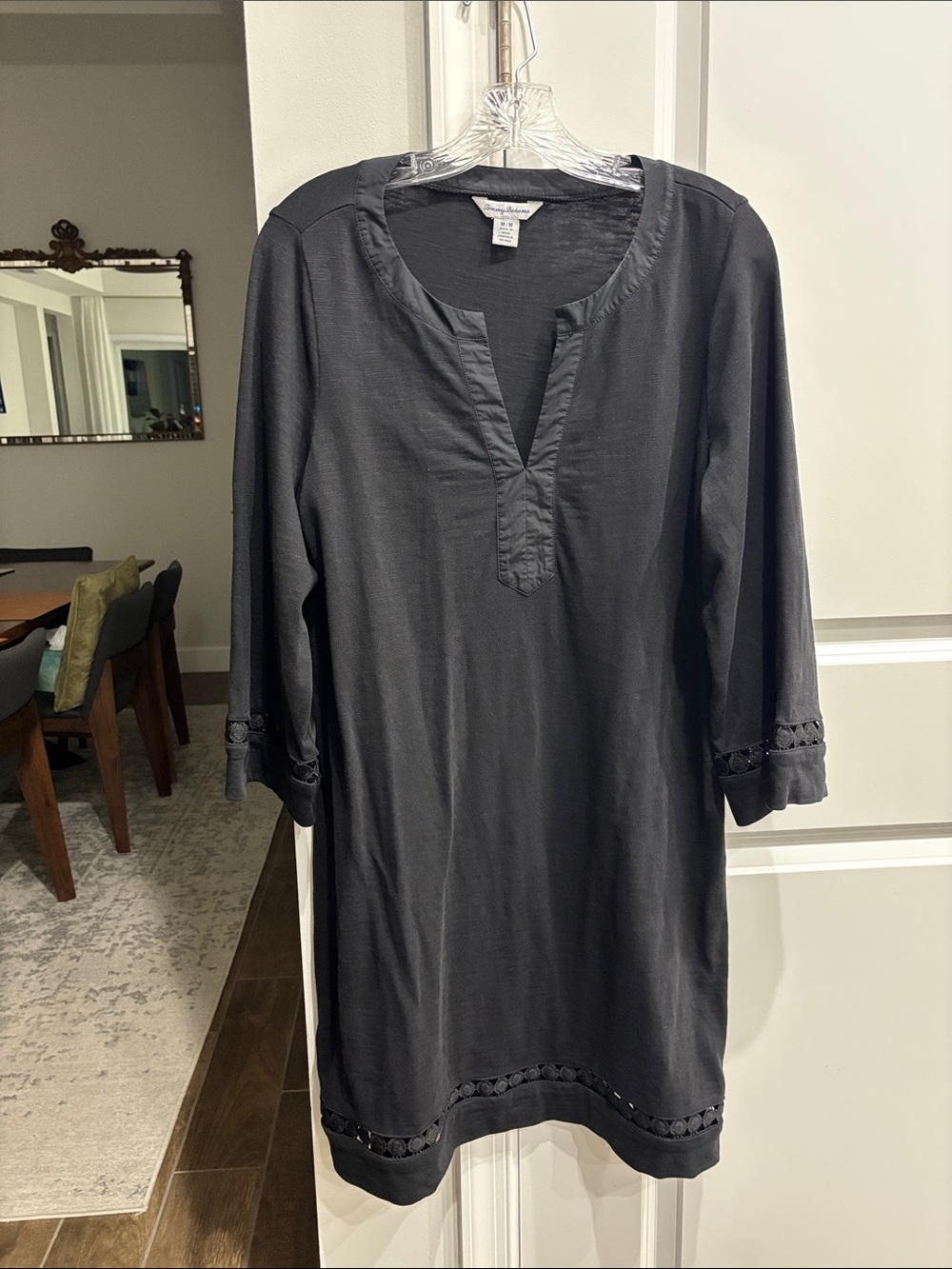 Tommy Bahama Sunset Harbor Long Sleeve Shift Dress